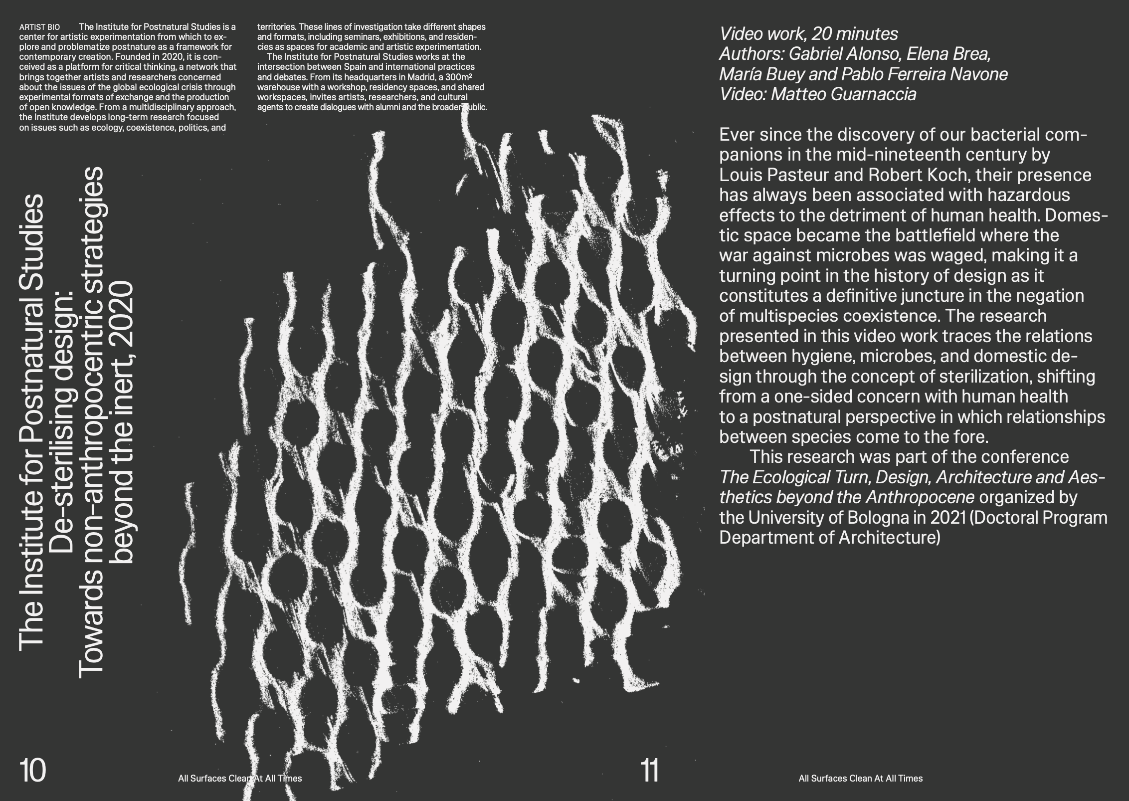 Institute for Postnatural Studies, project: ALL SURFACES CLEAN AT ALL TIMES (fig. 9)