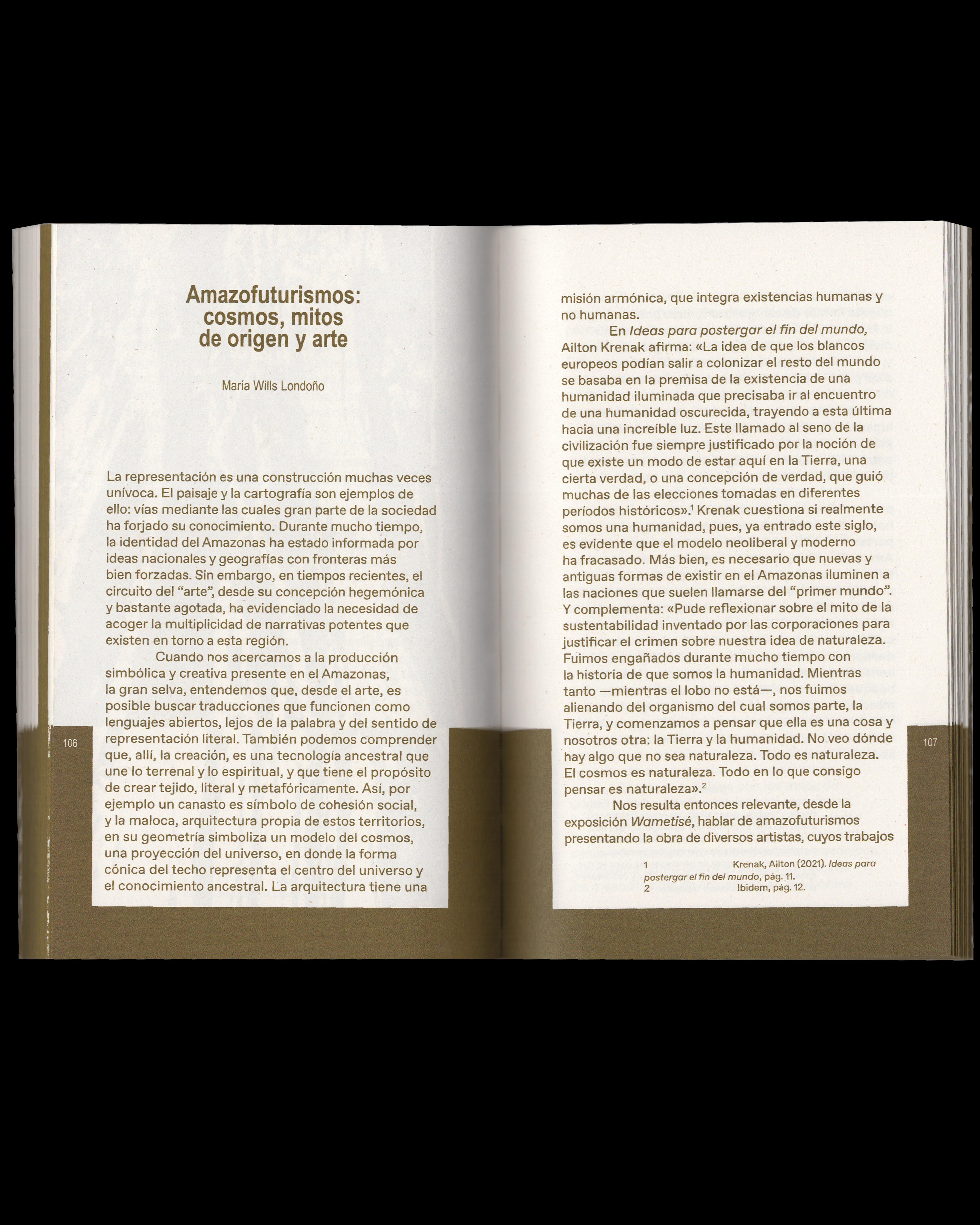 Institute for Postnatural Studies, project: Wametisé: Ideas for an Amazofuturism—ARCO 2025 (fig. 18)