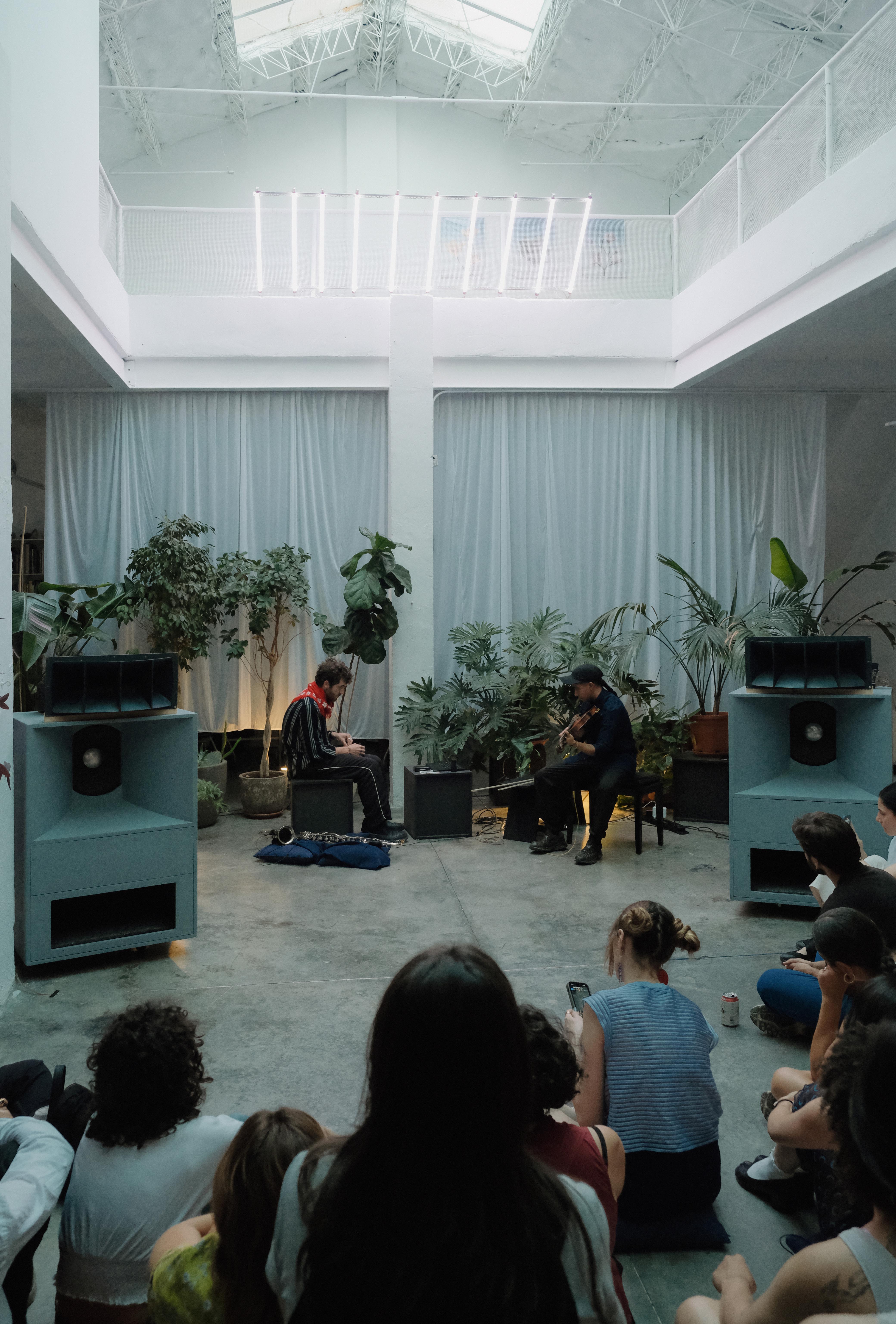 Institute for Postnatural Studies, activity: TENDER RADIO LAUNCH: NICOLAS JAAR & ELI WEWENTXU (thumbnail portrait)