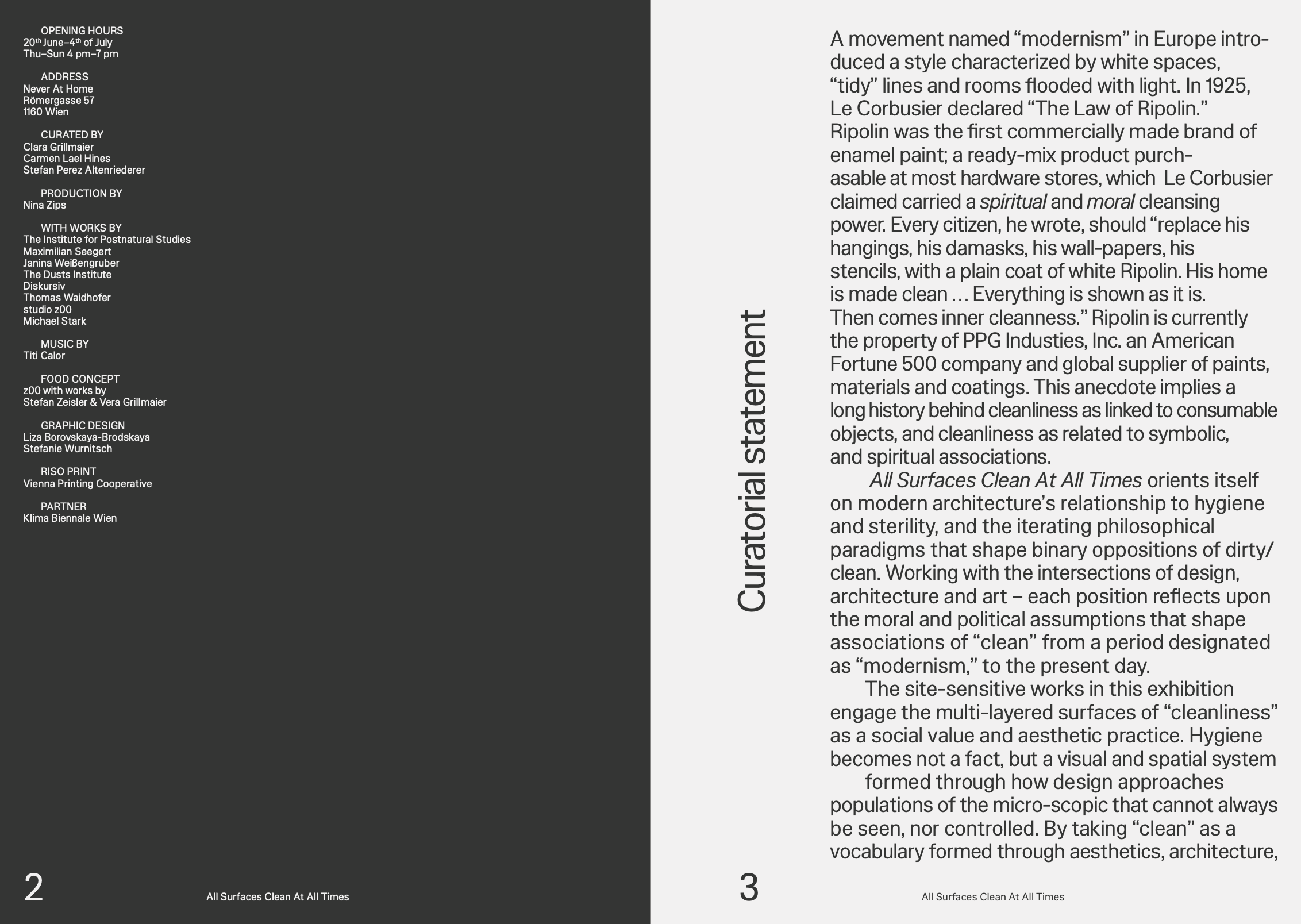 Institute for Postnatural Studies, project: ALL SURFACES CLEAN AT ALL TIMES (fig. 6)