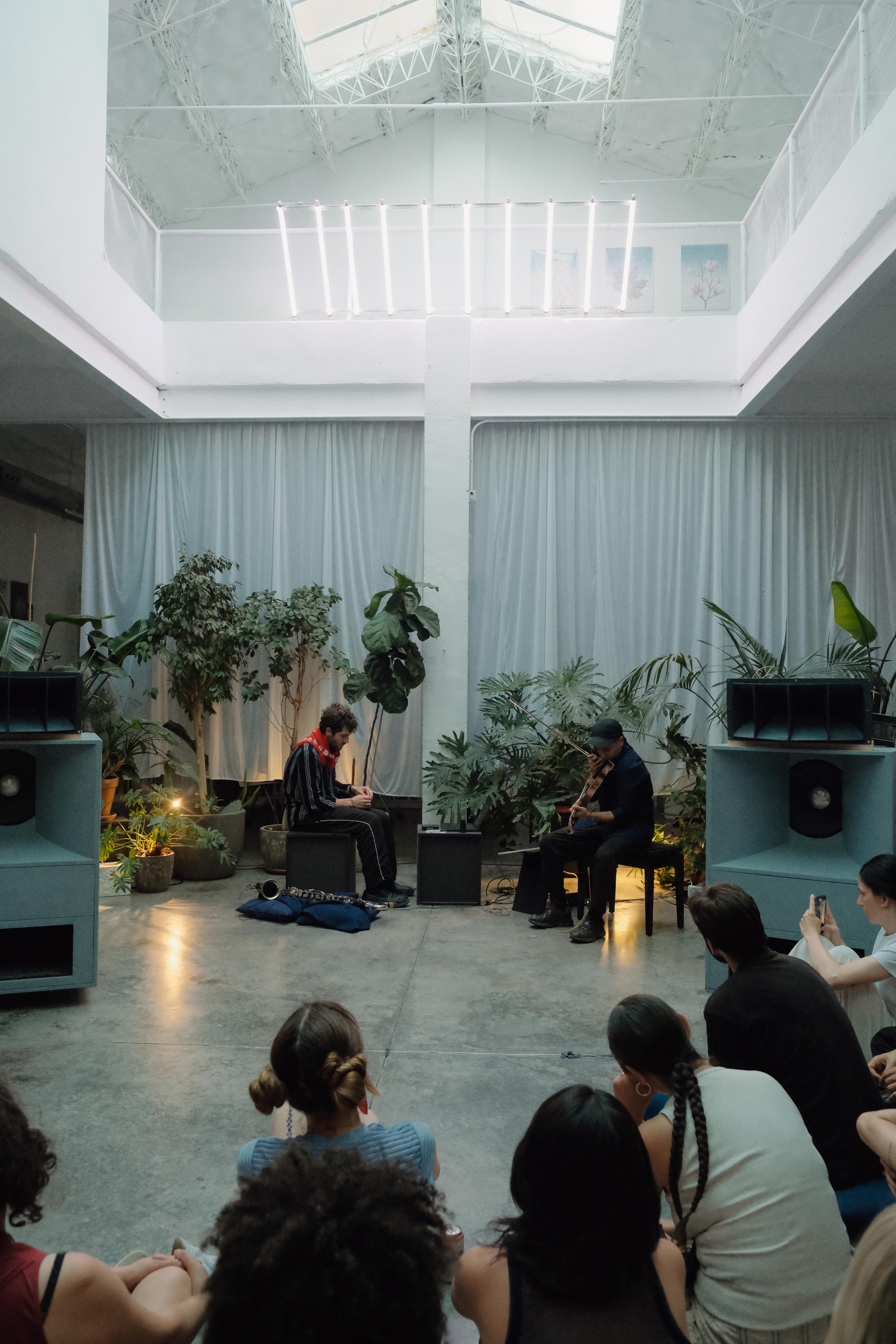 Institute for Postnatural Studies, activity: TENDER RADIO LAUNCH: NICOLAS JAAR & ELI WEWENTXU (fig. 1)